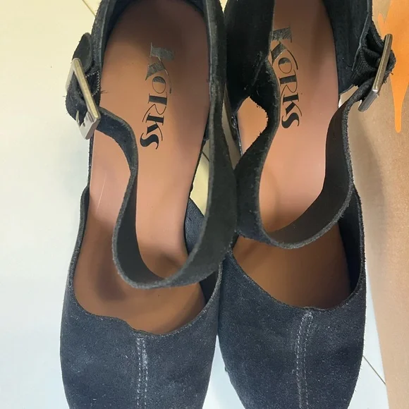 Kork-Ease Black Mules Comfortable Clogs - Picture 5 of 8